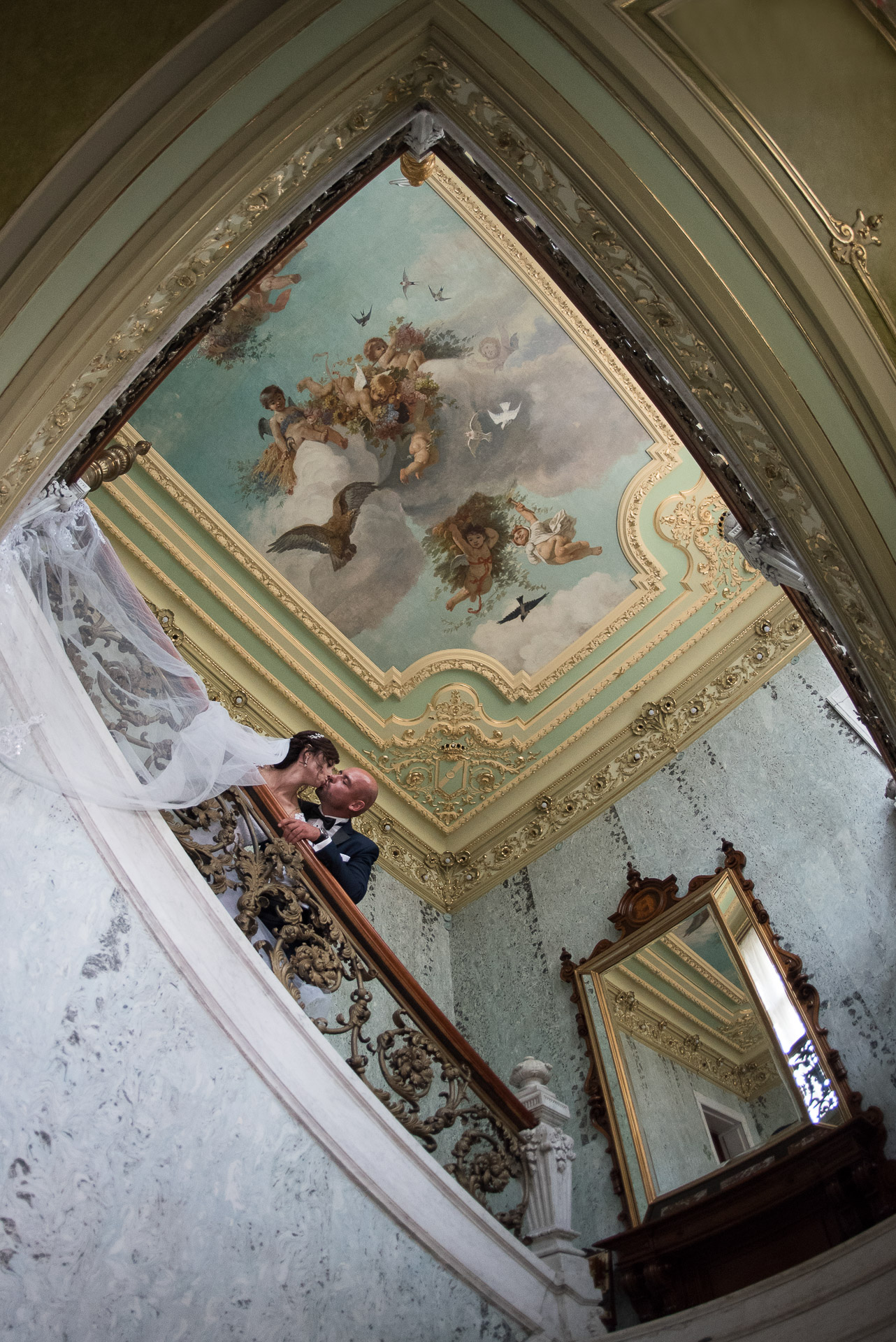 Pałac Ditla — plener ślubny – fotograf Częstochowa