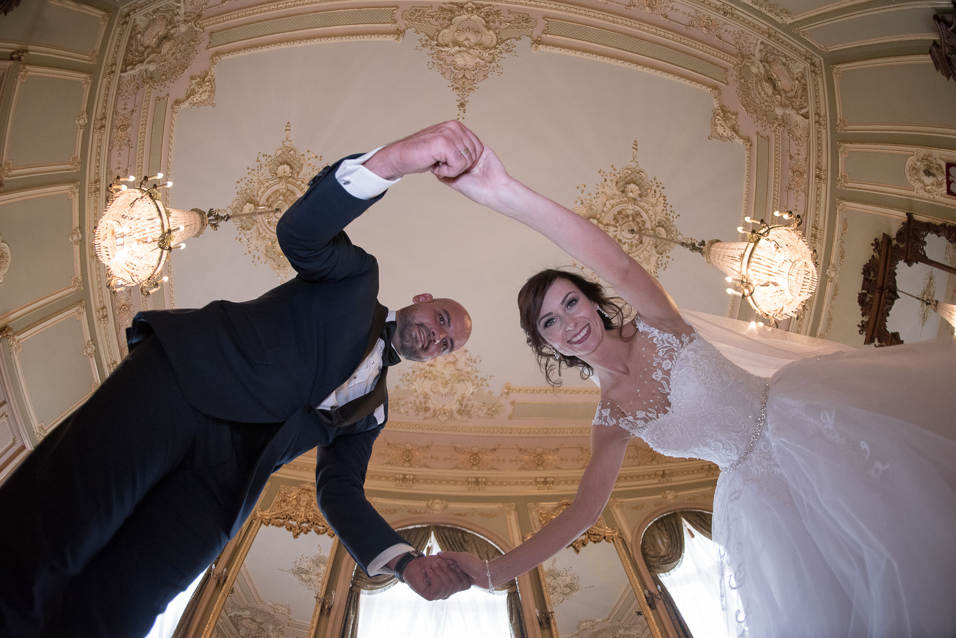 Pałac Ditla — plener ślubny – fotograf Częstochowa