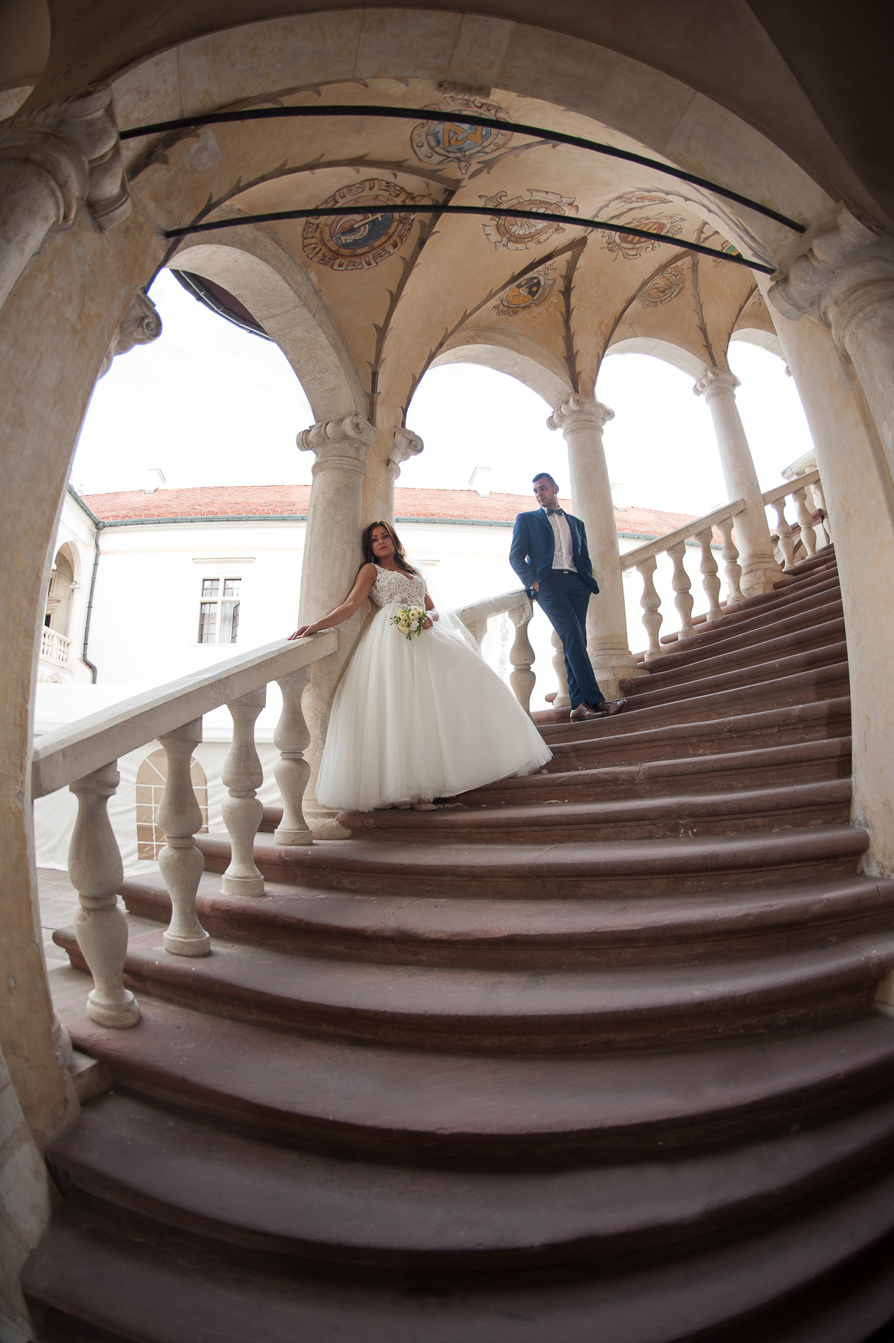 Pałac Baranów Sandomierski — plener ślubny – fotograf Częstochowa