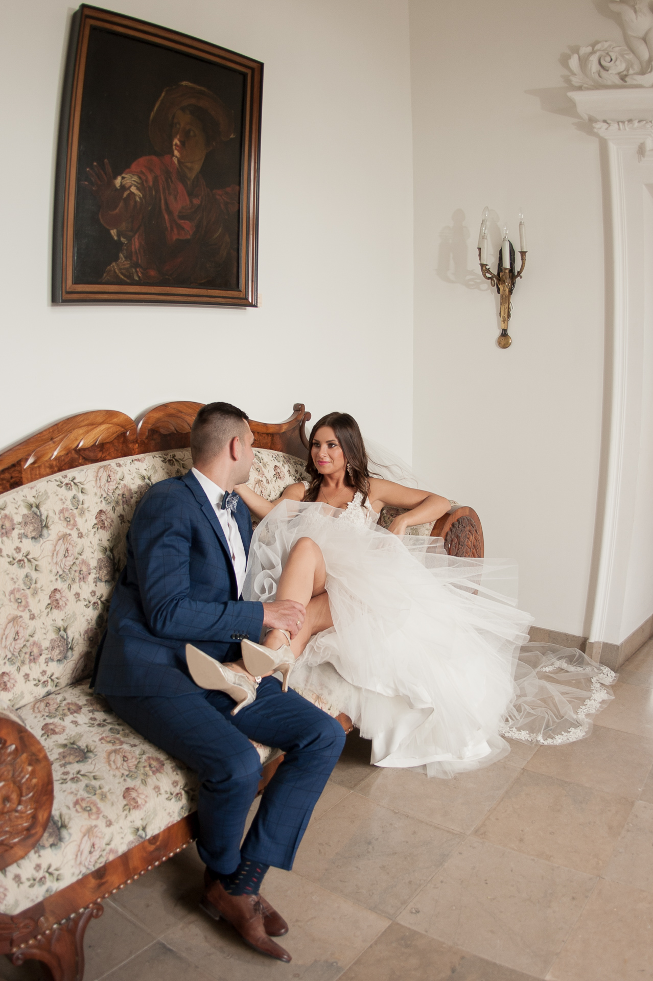 Pałac Baranów Sandomierski — plener ślubny – fotograf Częstochowa